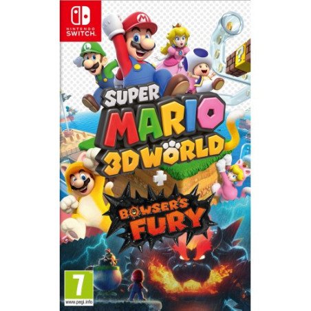 SUPER MARIO 3D WORLD + BOWSER'S FURY NINTENDO SWITCH naudotas