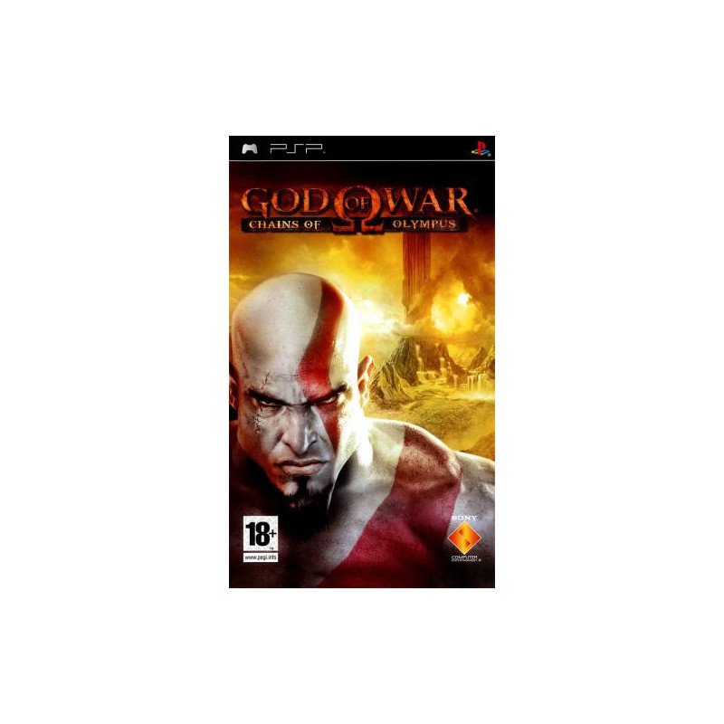 GOD OF WAR: CHAINS OF OLYMPUS PSP naudotas