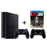 SONY PLAYSTATION 4 SLIM 500 GB SU DVIEM PULTELIAIS + NBA 2K25