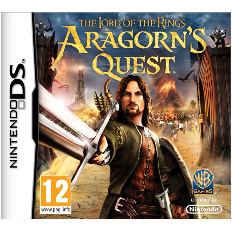 THE LORD OF THE RINGS: ARAGORN'S QUEST NINTENDO 3DS naudotas