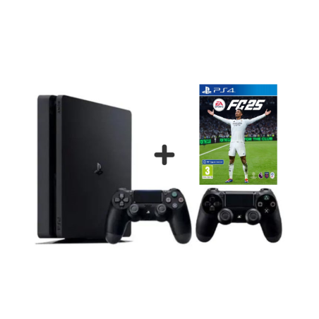 SONY PLAYSTATION 4 SLIM 500 GB SU DVIEM PULTELIAIS + FC 25