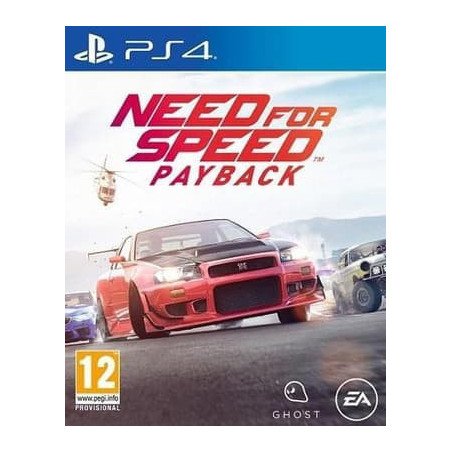 NEED FOR SPEED  PAYBACK PS4 naudotas