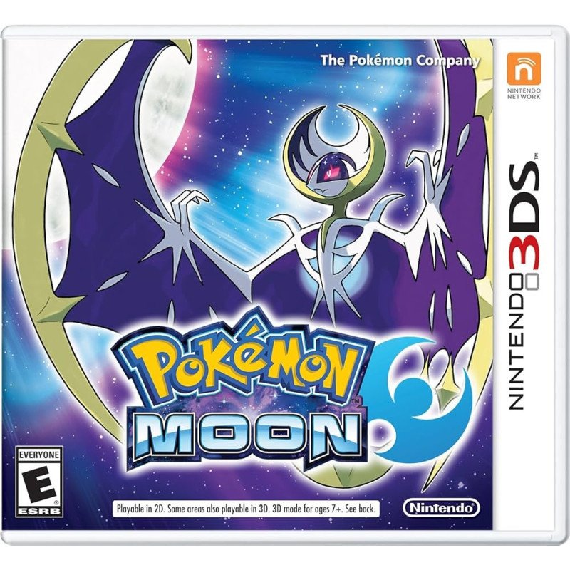 POKEMON MOON NINTENDO 3DS naudotas