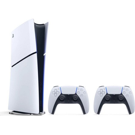 SONY PLAYSTATION 5 SLIM DISC 1TB SU DVIEM PULTAIS  NAUJAS