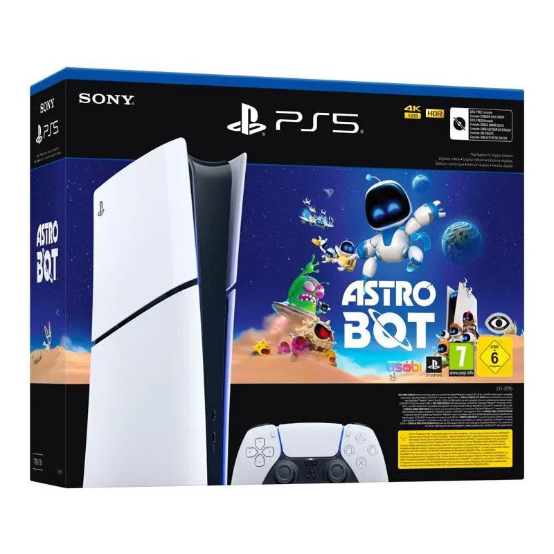 SONY PLAYSTATION 5 SLIM DIGITAL 1TB + ASTRO BOT