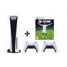 SONY PLAYSTATION 5 DISC 825GB + FC25 + PAPILDOMAS PULTELIS