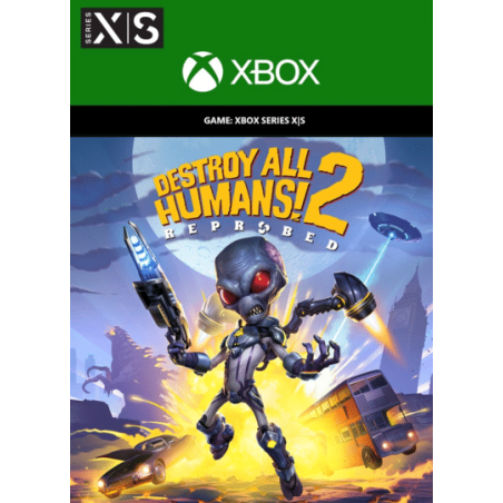DESTROY ALL HUMANS 2 : REPROBED XBOX SERIES X naudotas