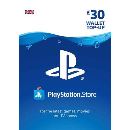 PlayStation Network Card 30 GBP (UK) PSN Key UNITED KINGDOM