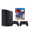 SONY PLAYSTATION 4 PRO SU DVIEM PULTELIAIS + NBA 2K26