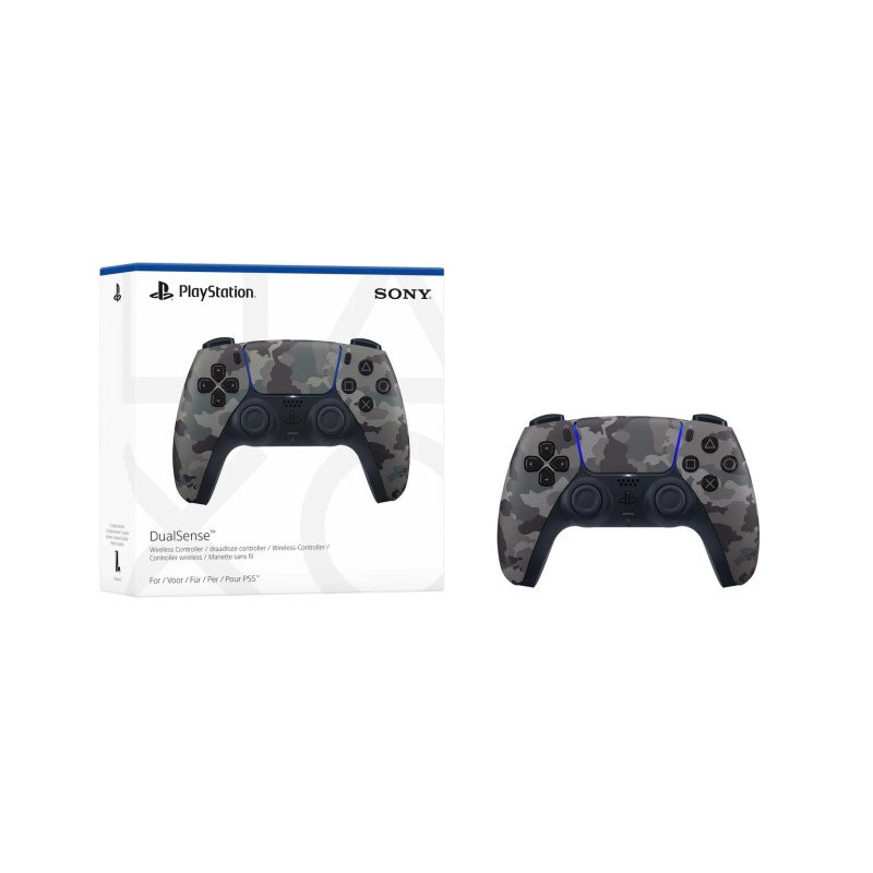 Žaidimų pultelis Sony PlayStation 5 DualSense- Grey Camouflage NAUJAS