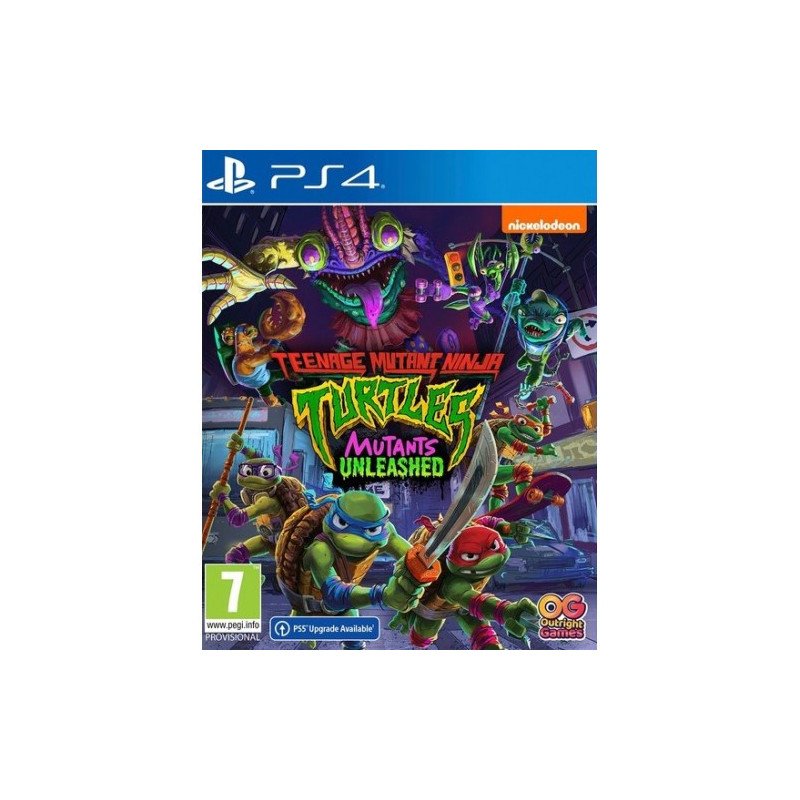 TEENAGE MUTANT NINJA TURTLES: MUTANTS UNLEASHED PS4 NAUDOTAS