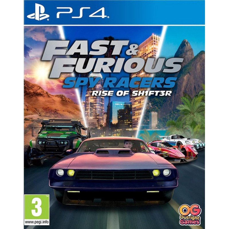 FAST AND FURIOUS SPY RACERS: RISE OF SHIFTER PS4 NAUDOTAS