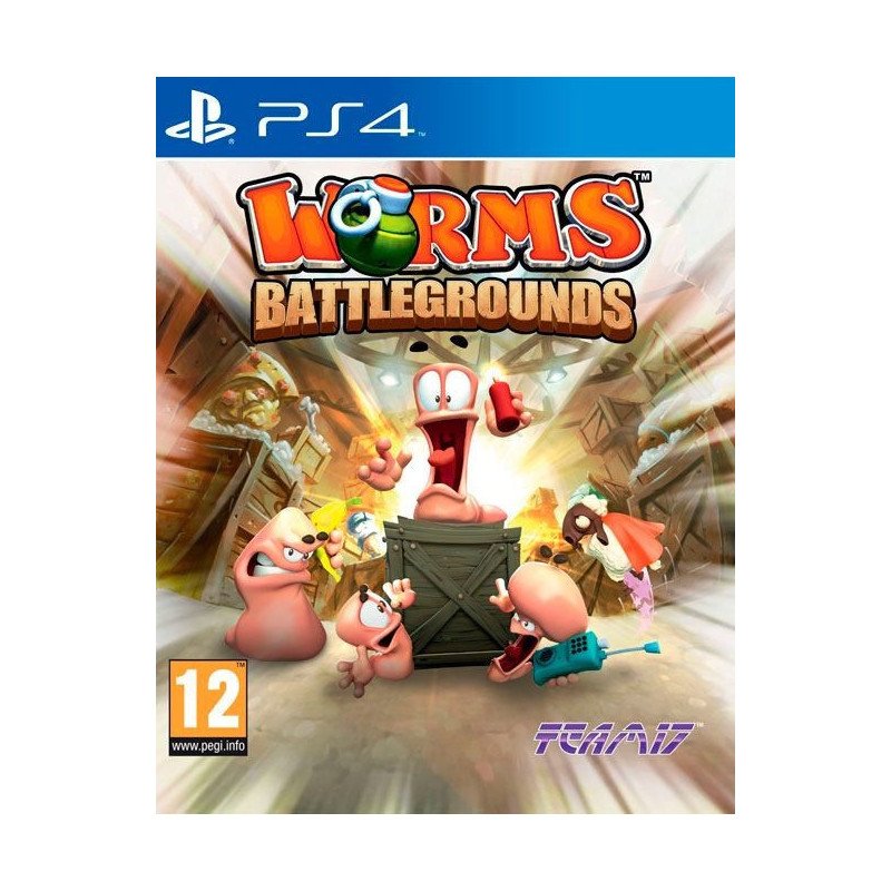 WORMS BATTLEGROUNDS  PS4 naudotas