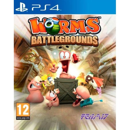 WORMS BATTLEGROUNDS  PS4 naudotas