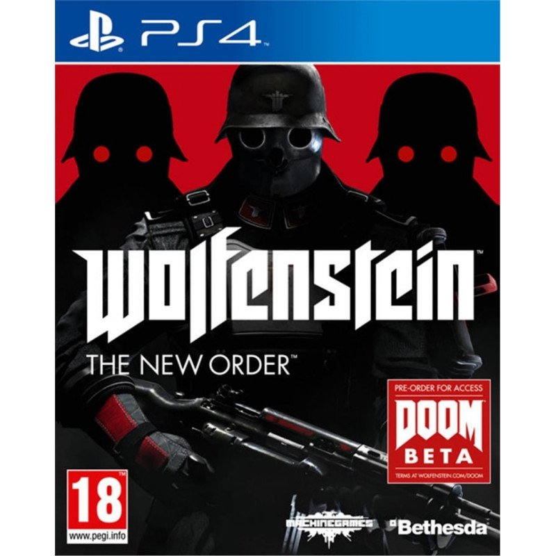 WOLFENSTEIN THE NEW ORDER  PS4 naudotas