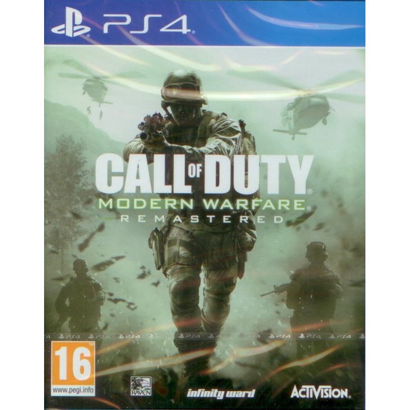 CALL OF DUTY : MODERN WARFARE REMASTERED PS4  naudotas