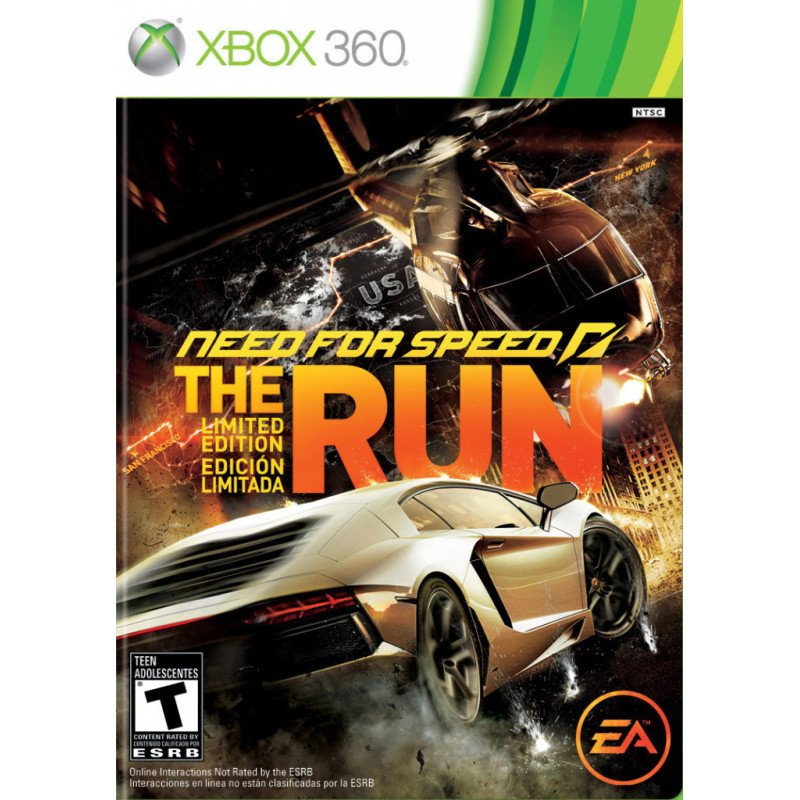 NEED FOR SPEED THE RUN XBOX 360 NAUDOTAS