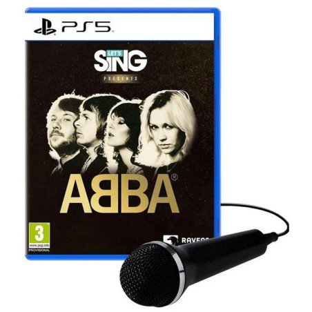 LET'S SING ABBA PS5 ŽAIDIMAS + MIKROFONAS