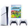 SONY PLAYSTATION 5 SLIM DISC + PAPILDOMAS PULTAS + MINECRAFT naudotas