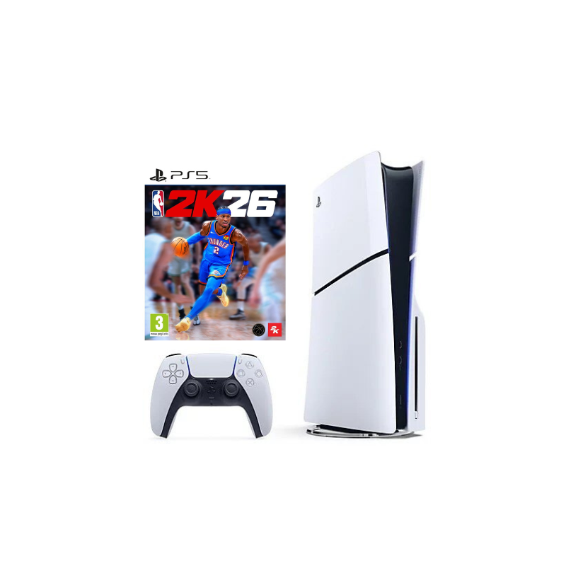 SONY PLAYSTATION 5 SLIM DISC + NBA 2K26 naudotas