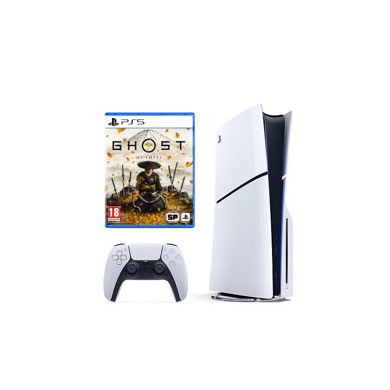 SONY PLAYSTATION 5 SLIM DISC + GHOST OF YOTEI naudotas