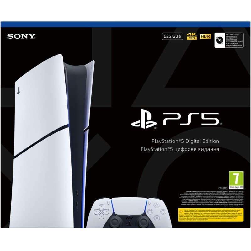 SONY PLAYSTATION 5 SLIM DIGITAL 825 GB NAUJAS