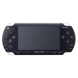 PSP 1004 SONY PLAYSTATION PORTABLE ATRIŠTAS SU ŽAIDIMAIS . SU PAKROVĖJU