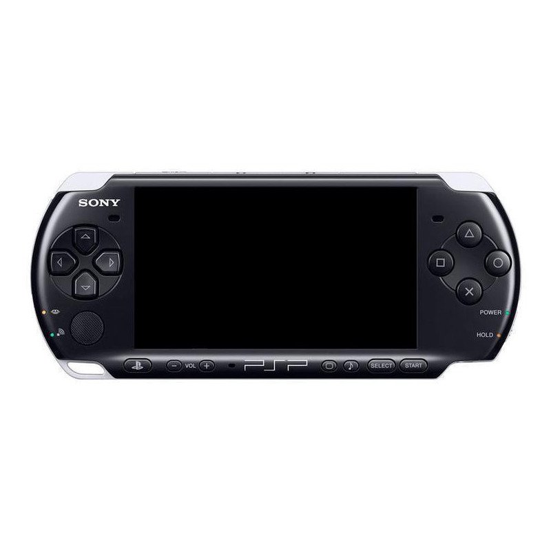 PSP 2004 SONY PLAYSTATION PORTABLE ATRIŠTAS SU ŽAIDIMAIS . SU PAKROVĖJU