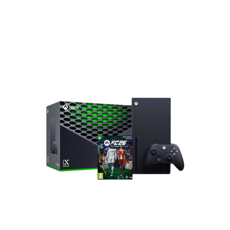 XBOX SERIES X ŽAIDIMŲ KONSOLĖ + FC26  naudotas