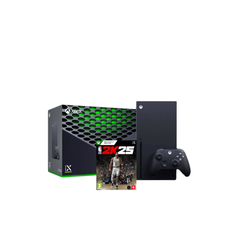 XBOX SERIES X ŽAIDIMŲ KONSOLĖ + NBA 2K25 naudotas