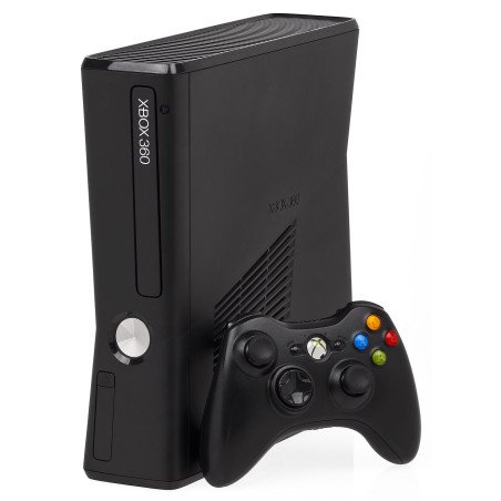 XBOX 360 SLIM ATRIŠTAS, SU ĮRAŠYTAIS ŽAIDIMAIS VIDUJE naudotas