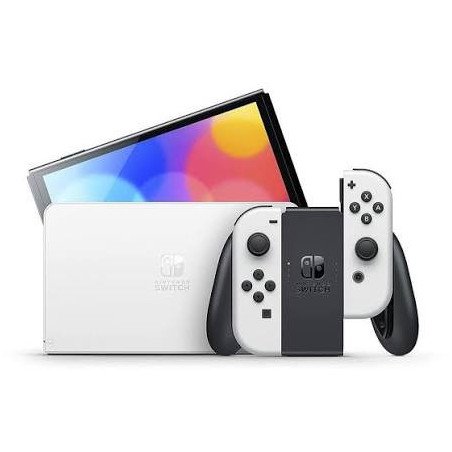 NINTENDO SWITCH OLED WHITE JOY- CON NAUDOTAS