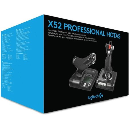 SKRYDŽIO VALDYMO SISTEMA LOGITECH X52 PRO HOTAS