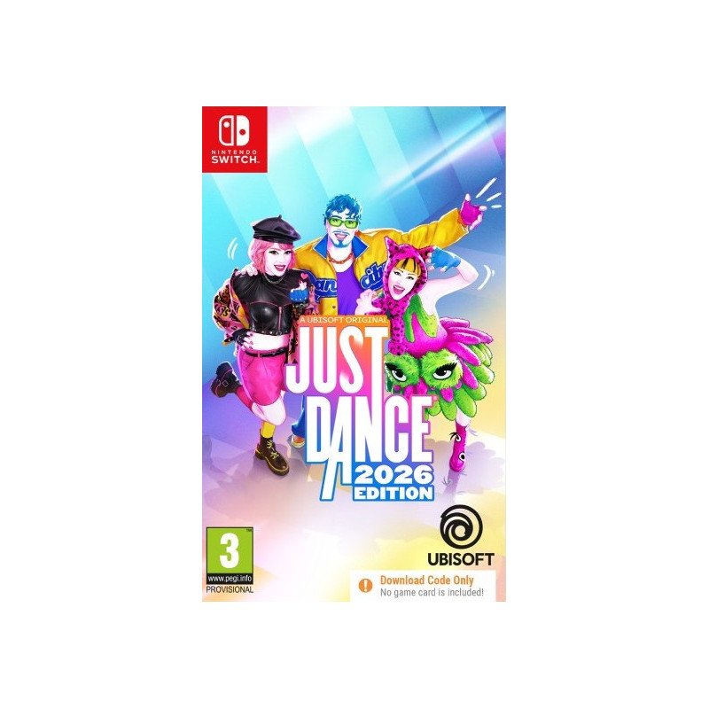 JUST DANCE 2026 ( KODAS DĖŽUTĖJE ) NINTENDO SWITCH NAUJAS