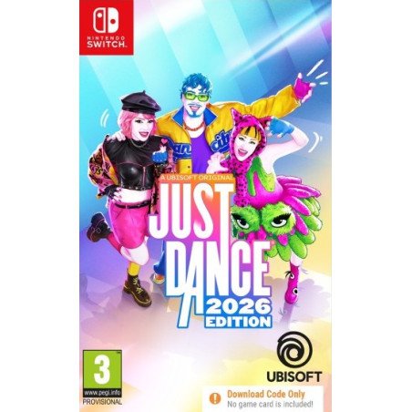 JUST DANCE 2026 ( KODAS DĖŽUTĖJE ) NINTENDO SWITCH NAUJAS