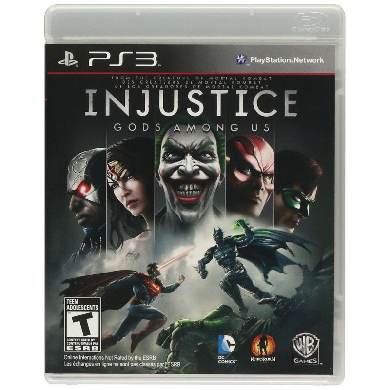 INJUSTICE: GOD AMONG US PS3 naudotas