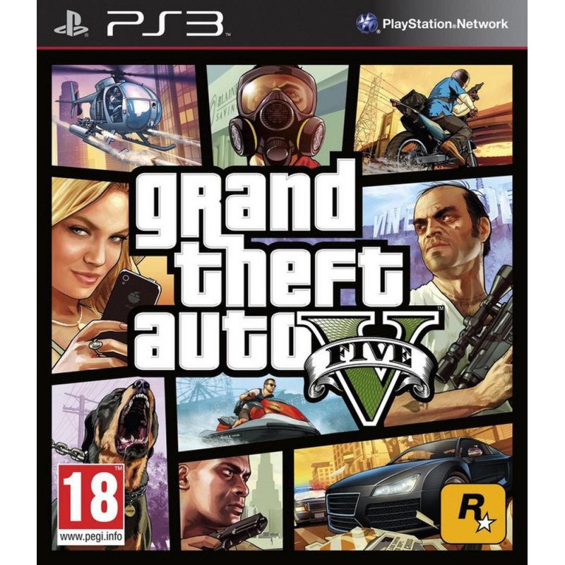 GRAND THEFT AUTO V GTA 5 PS3 naudotas