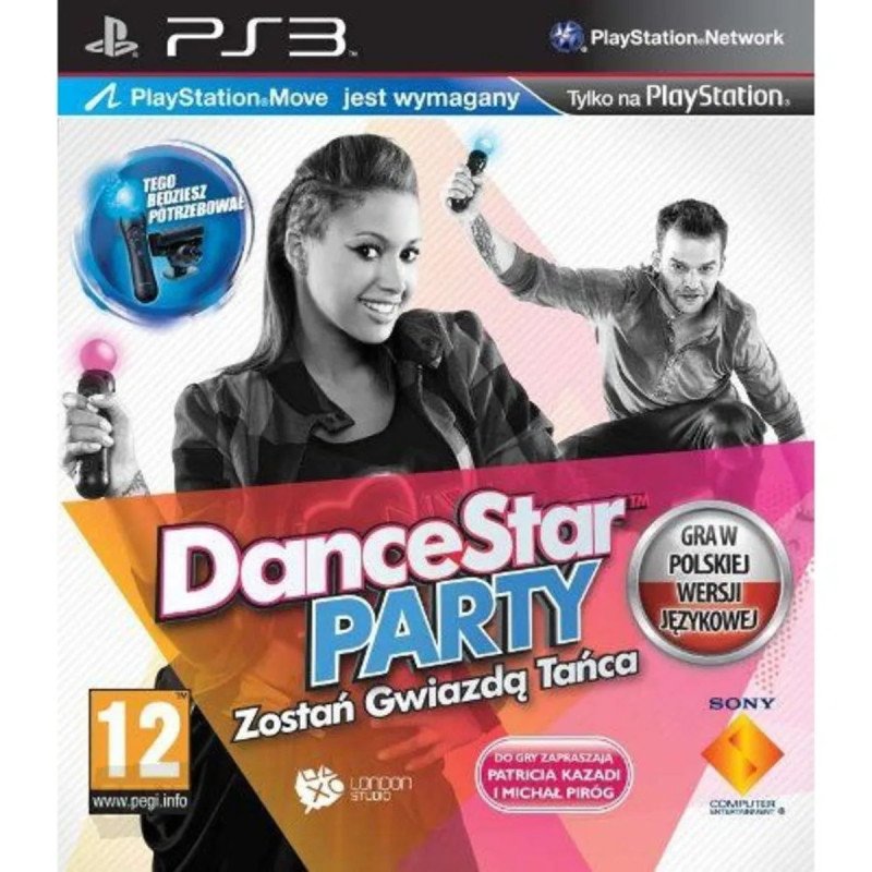 DANCESTAR PARTY PS3 naudotas