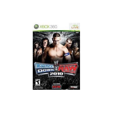 SMACKDOWN VS RAW 2010 XBOX 360 naudotas