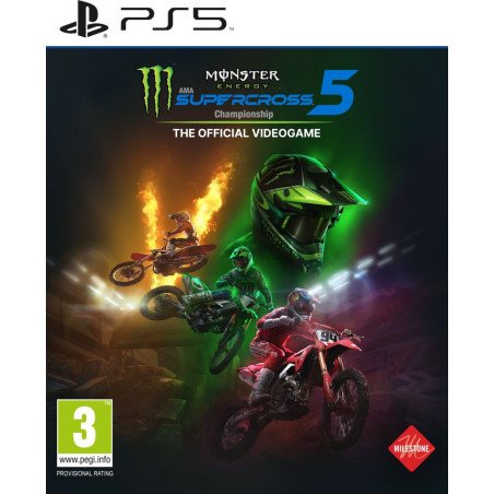 MONSTER ENERGY SUPERCROSS 5 : CHAMPIONSHIP PS5 NAUJAS