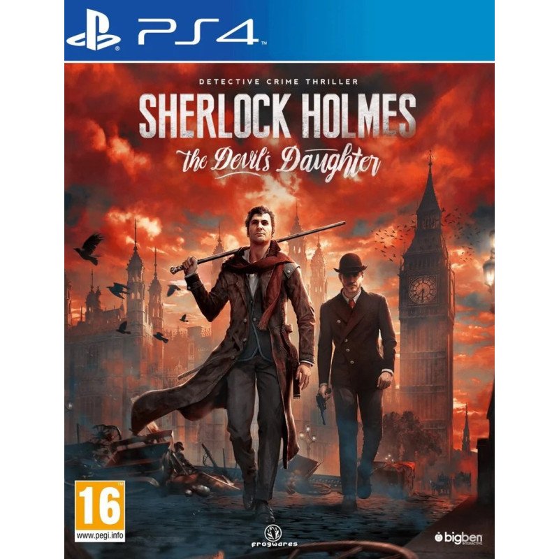 SHERLOCK HOLMES THE DEVIL'S DAUGHTER PS4 naudotas