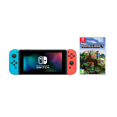 NINTENDO SWITCH V2 32 GB + MINECRAFT