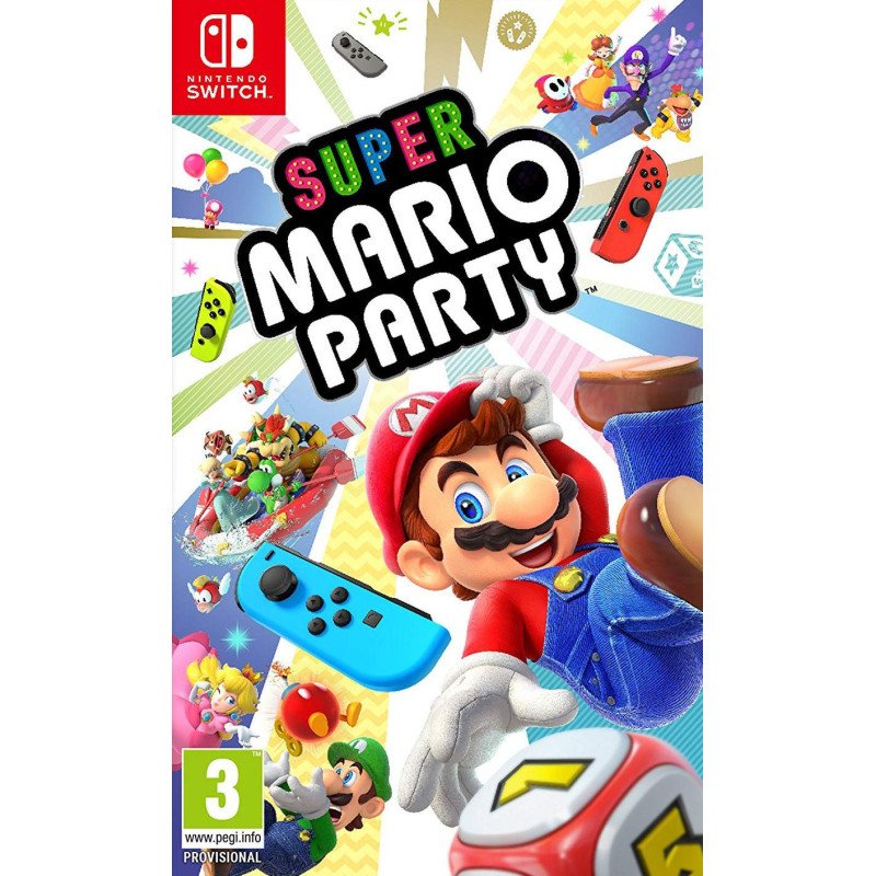 SUPER MARIO PARTY NINTENDO SWITCH naudotas