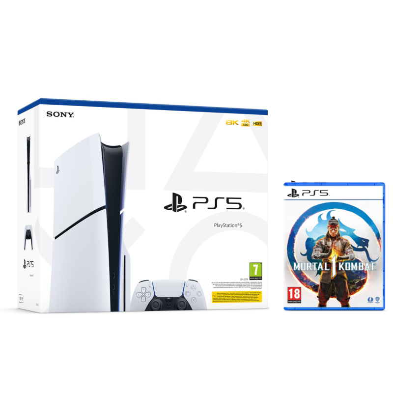 SONY PLAYSTATION 5 SLIM DISC EDITION +  MORTAL KOMBAT 1