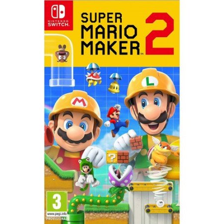 SUPER MARIO MAKER 2 NINTENDO SWITCH naudotas