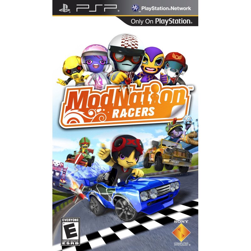 MODNATION RACERS PSP  naudotas